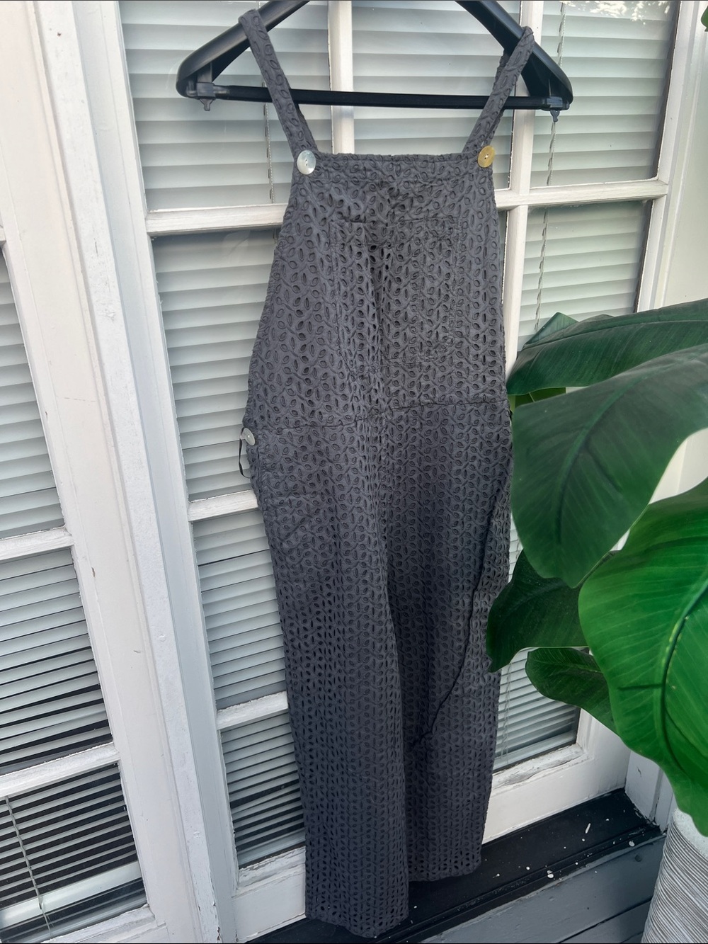 Zara Gray Textured Overall Jumpsuit(Never used)